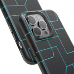 Neon Grid Magnetic Impact-Resistant iPhone Case | MagSafe compatible  Shamo's