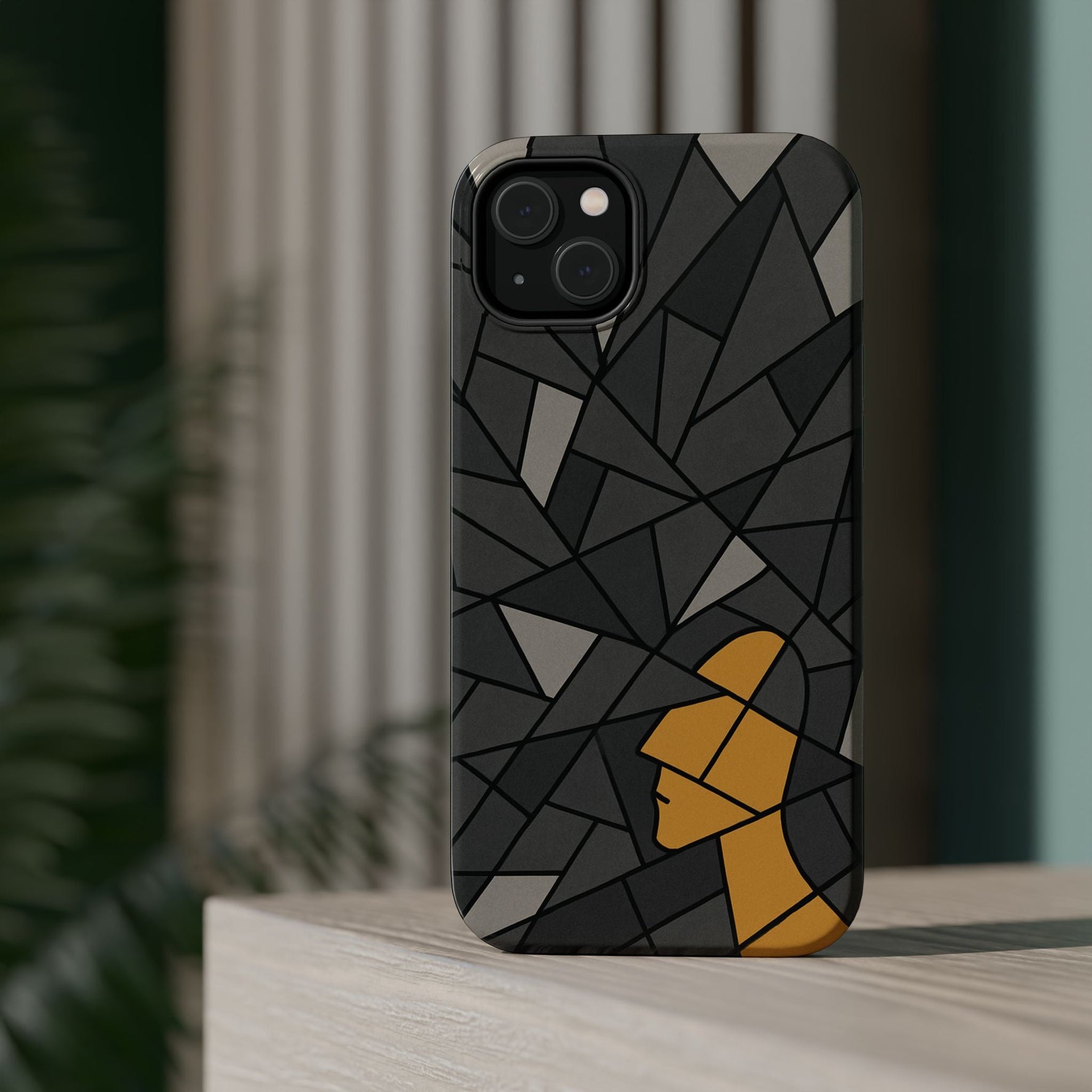 “Rebuilding Myself” Abstract iPhone Case — Magnetic MagSafe Impact-Resistant  Shamo's