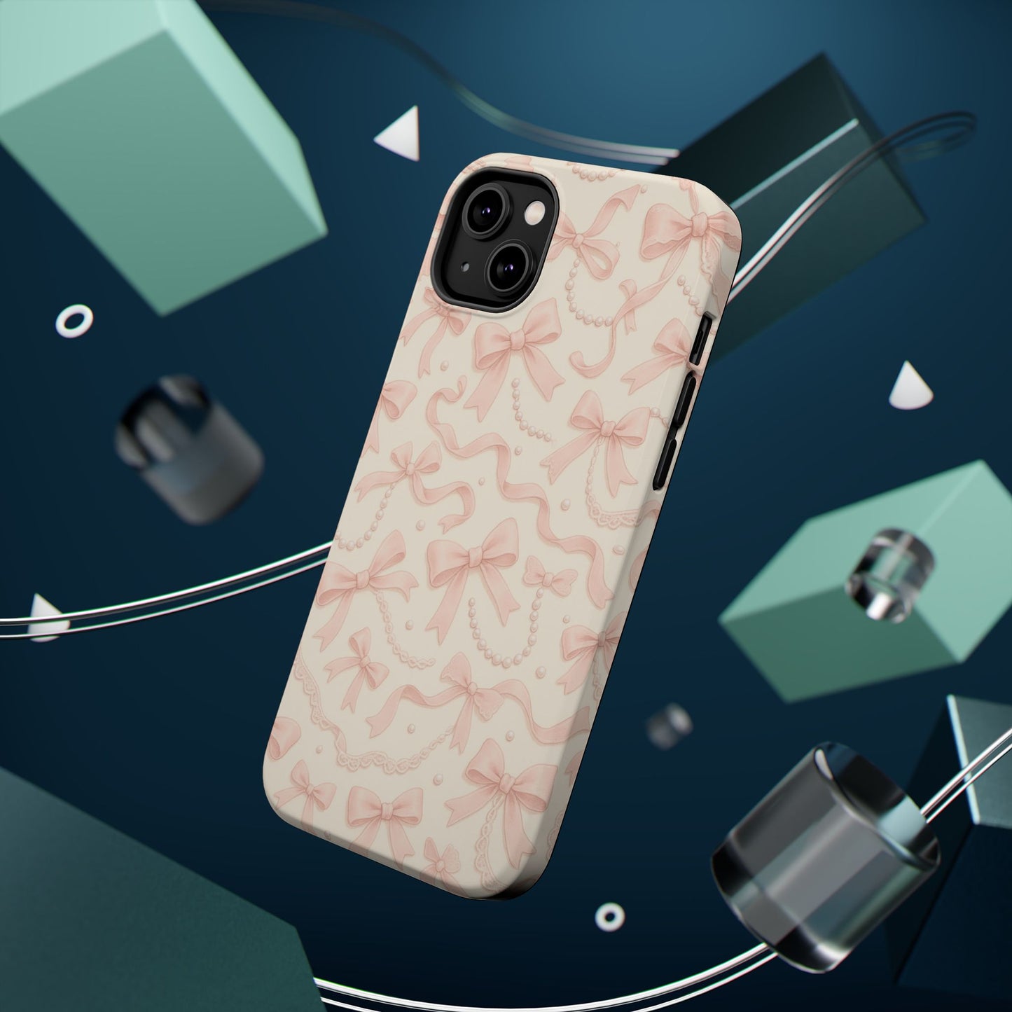 Coquette Bows Pattern iPhone Case | MagSafe