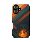 “Geometry of Becoming” Abstract iPhone MagSafe Case — Magnetic Impact-Resistant  Shamo's iPhone 16 / Matte