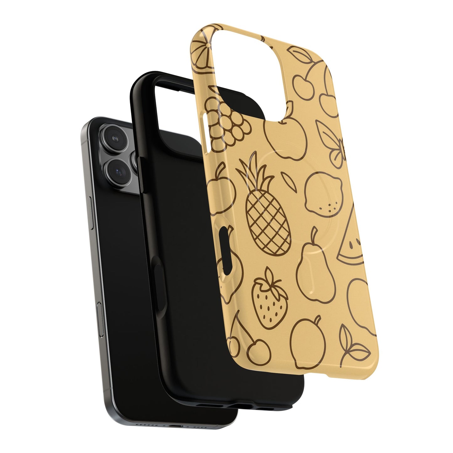 Fruity Drawing Design iPhone Case | Compatible with MagSafe