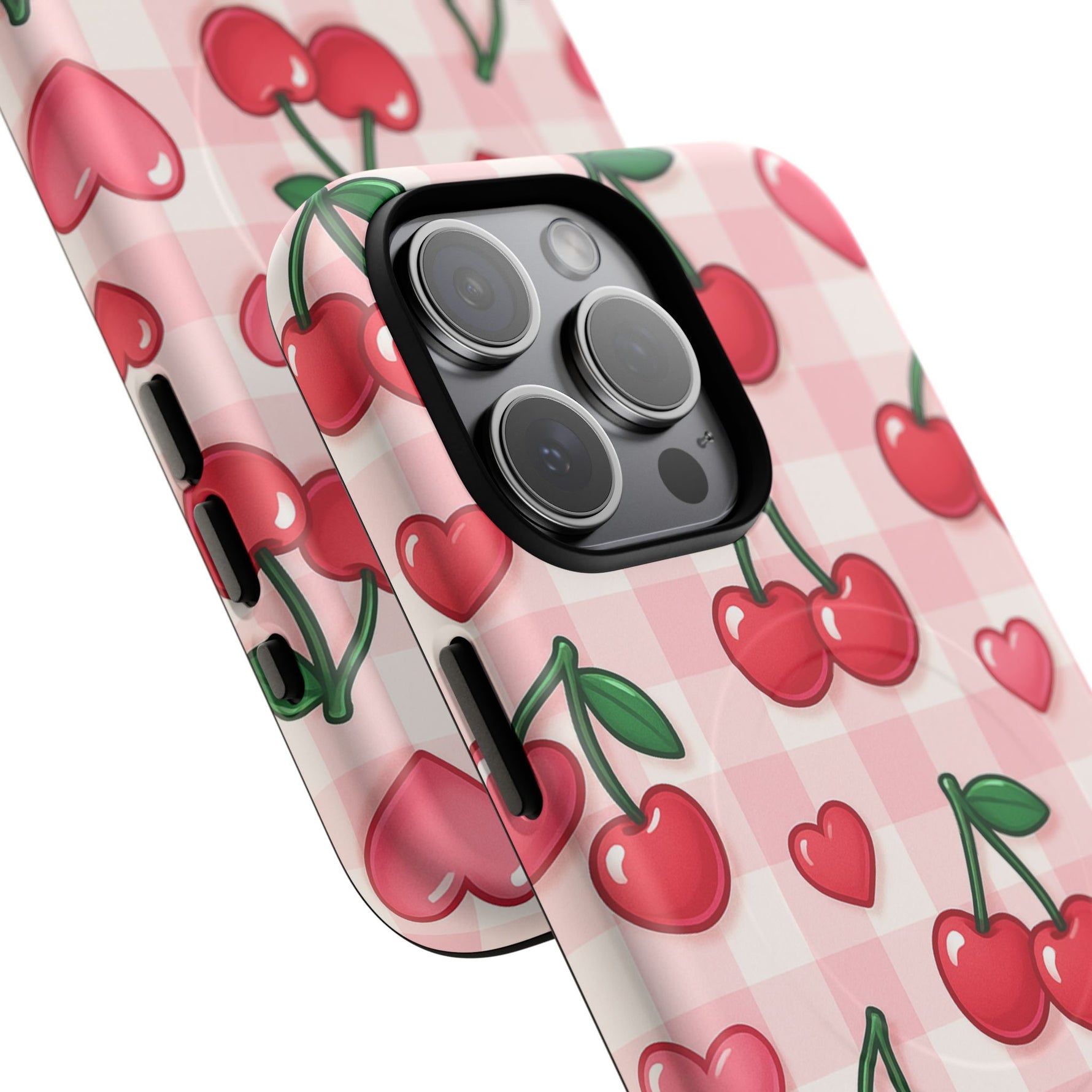 Y2K Cherries & Hearts iPhone Case | MagSafe - Shamo's