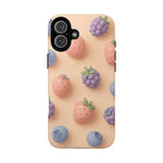 Fruitful 3D Strawberries Berries Tough Magnetic MagSafe Phone Case