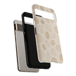 Neutral Pebble Pattern Tough iPhone Case  Shamo's