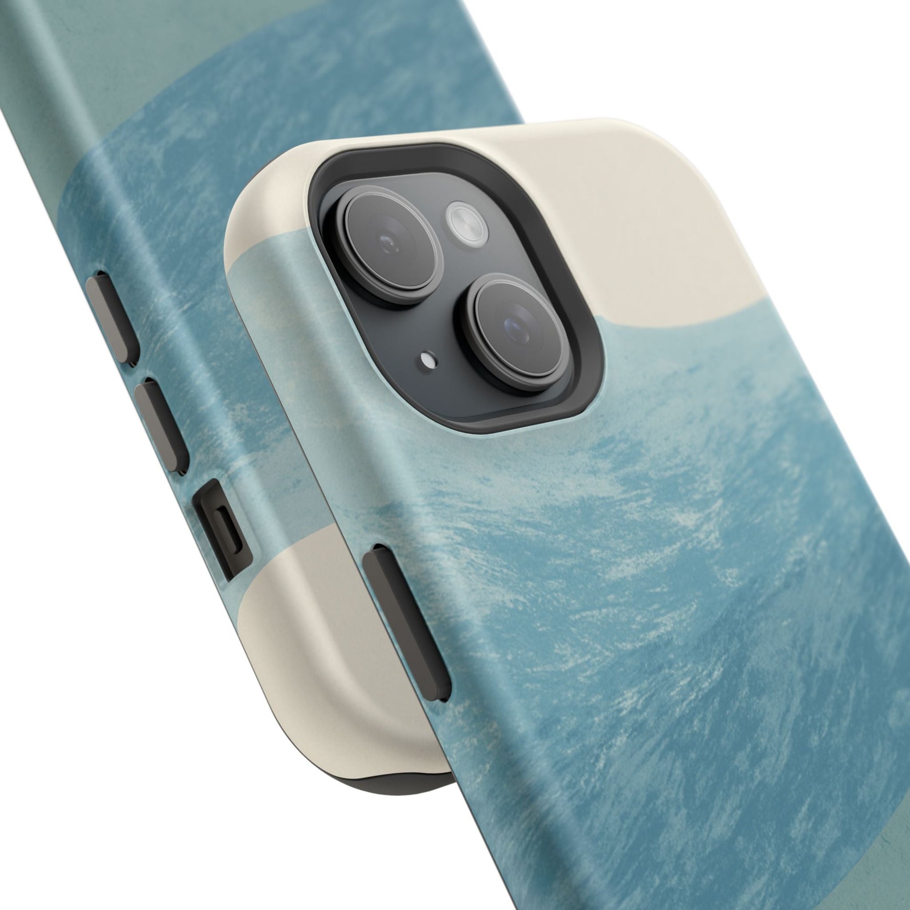 “Calm Over Chaos” Abstract Ocean Wave iPhone Case | MagSafe Compatible  Shamo's