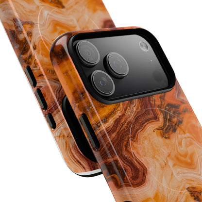 Amber Agate Marble iPhone Case — compatible with MagSafe - Shamo's