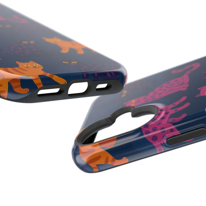 Colorful Cat Phone Case - MagSafe Impact-Resistant
