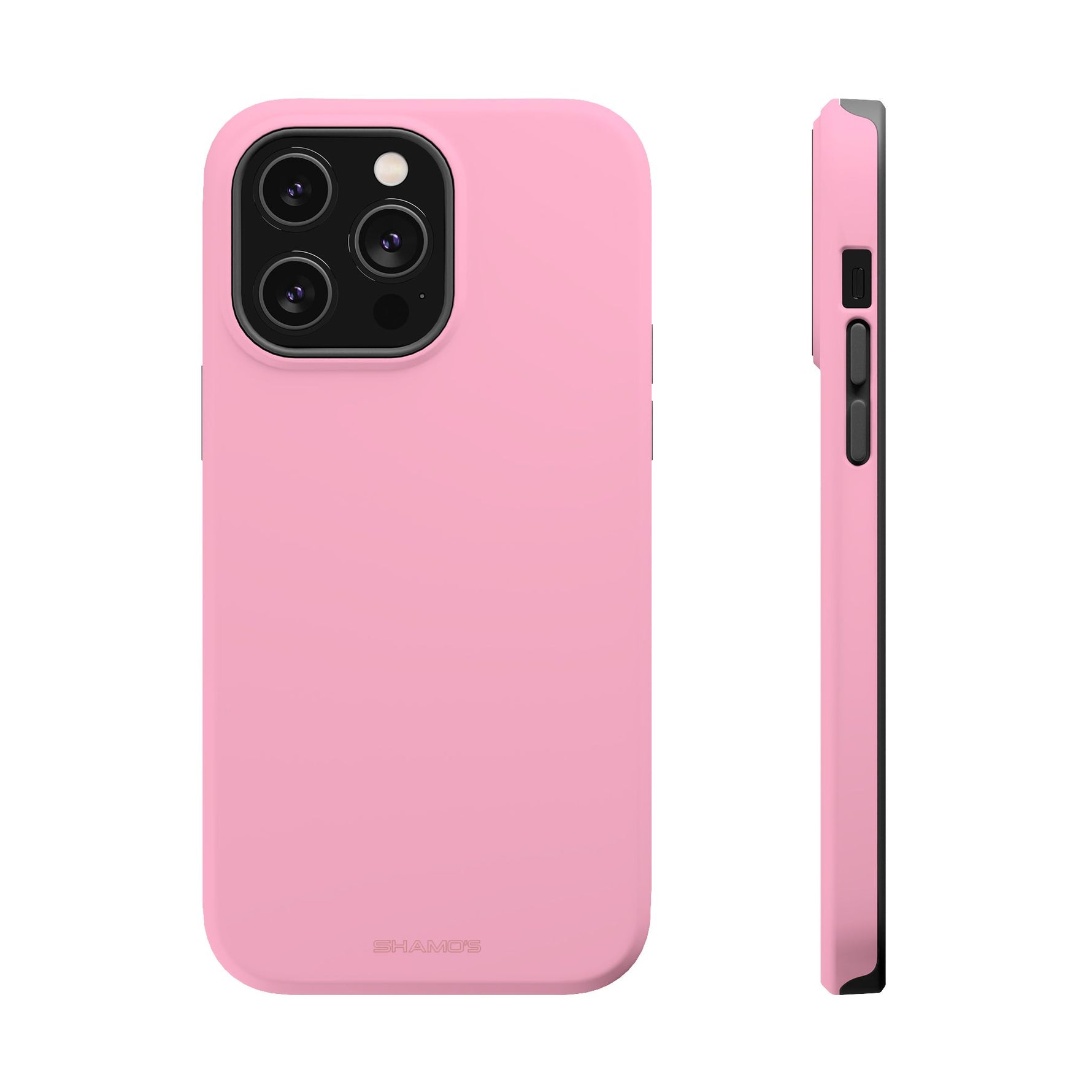 Cotton Candy Pastel Pink Impact-Resistant Phone Case | Slim Protective MagSafe-Compatible Cover