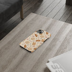 Slanke iPhone-hoes — knus bak- en teddybeerpatroon (recept, hert, knopen)