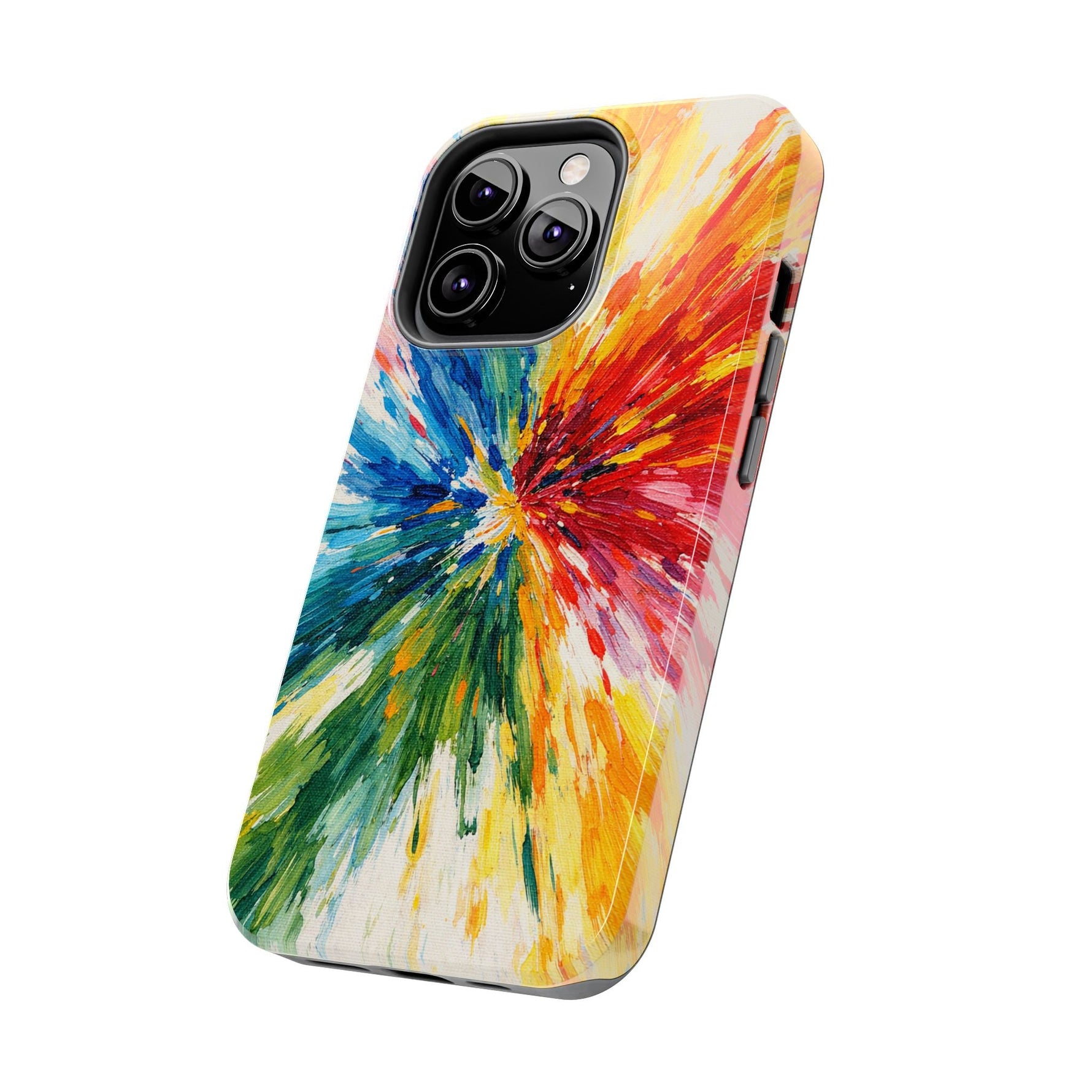 Vibrant Abstract Paint Explosion Impact Phone Case  Shamo's
