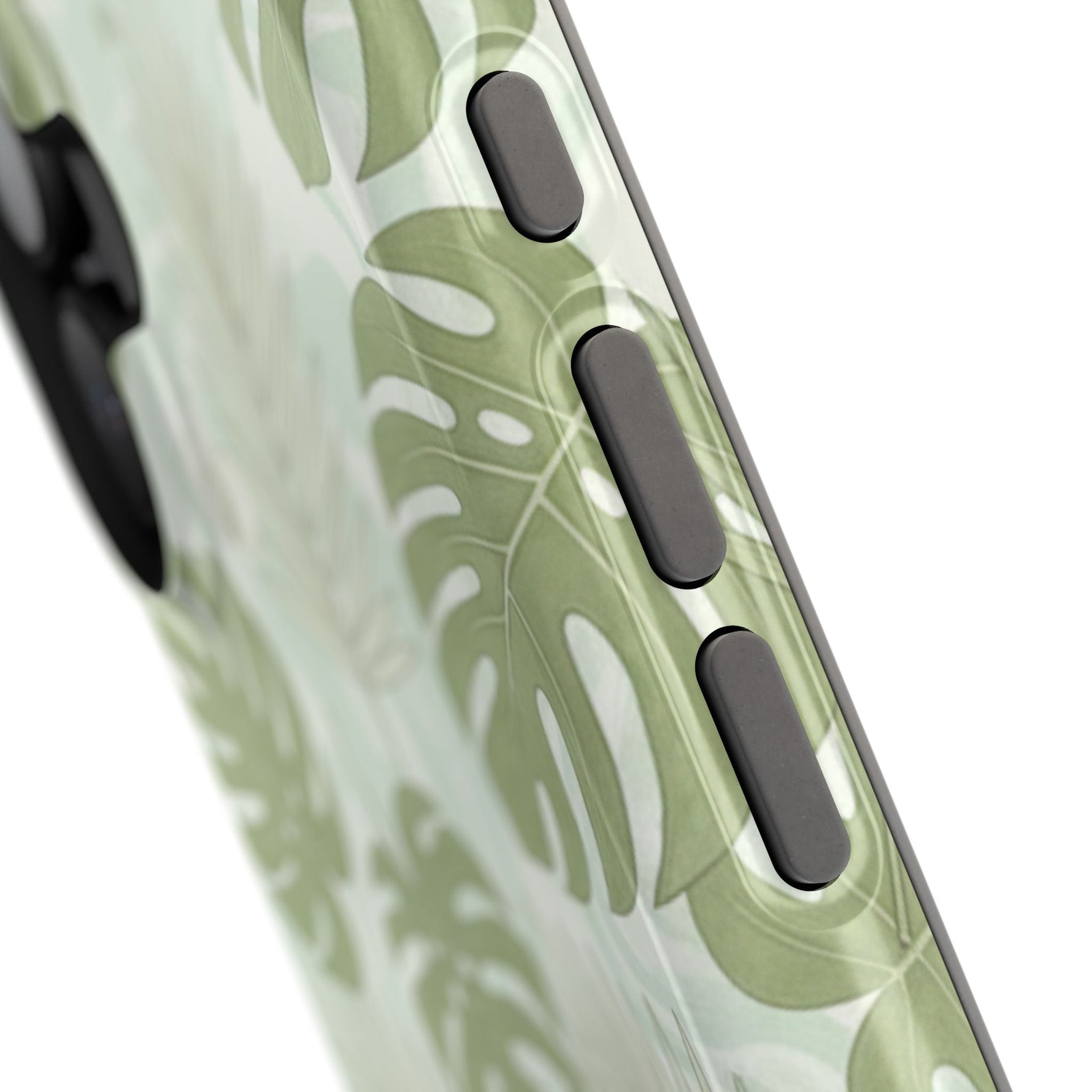 Tropical Monstera Phone Case, Impact-Resistant Magnetic iPhone Cover with MagSafe Compatibility