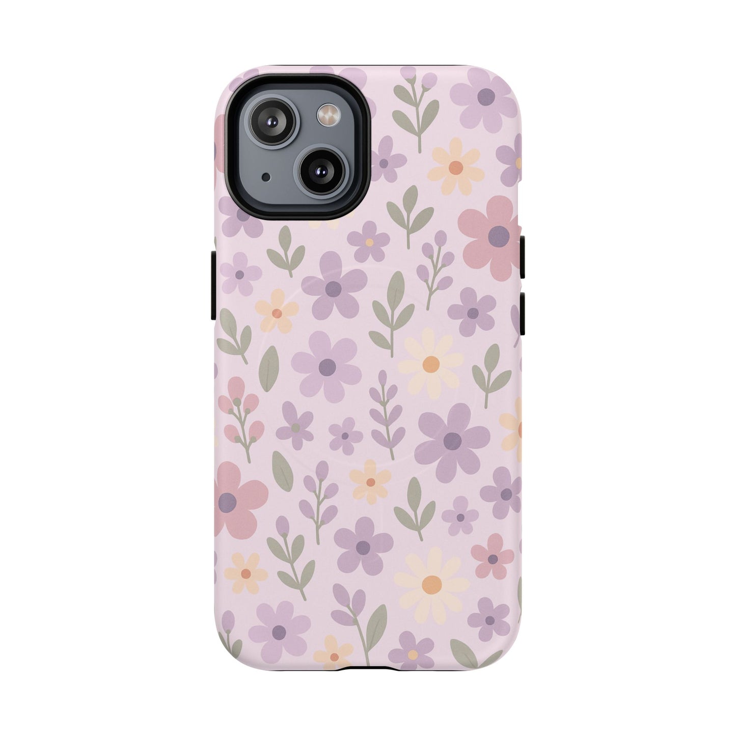 Floral Magnetic | Compatible with MagSafe Phone Case - Stylish and Durable Protection