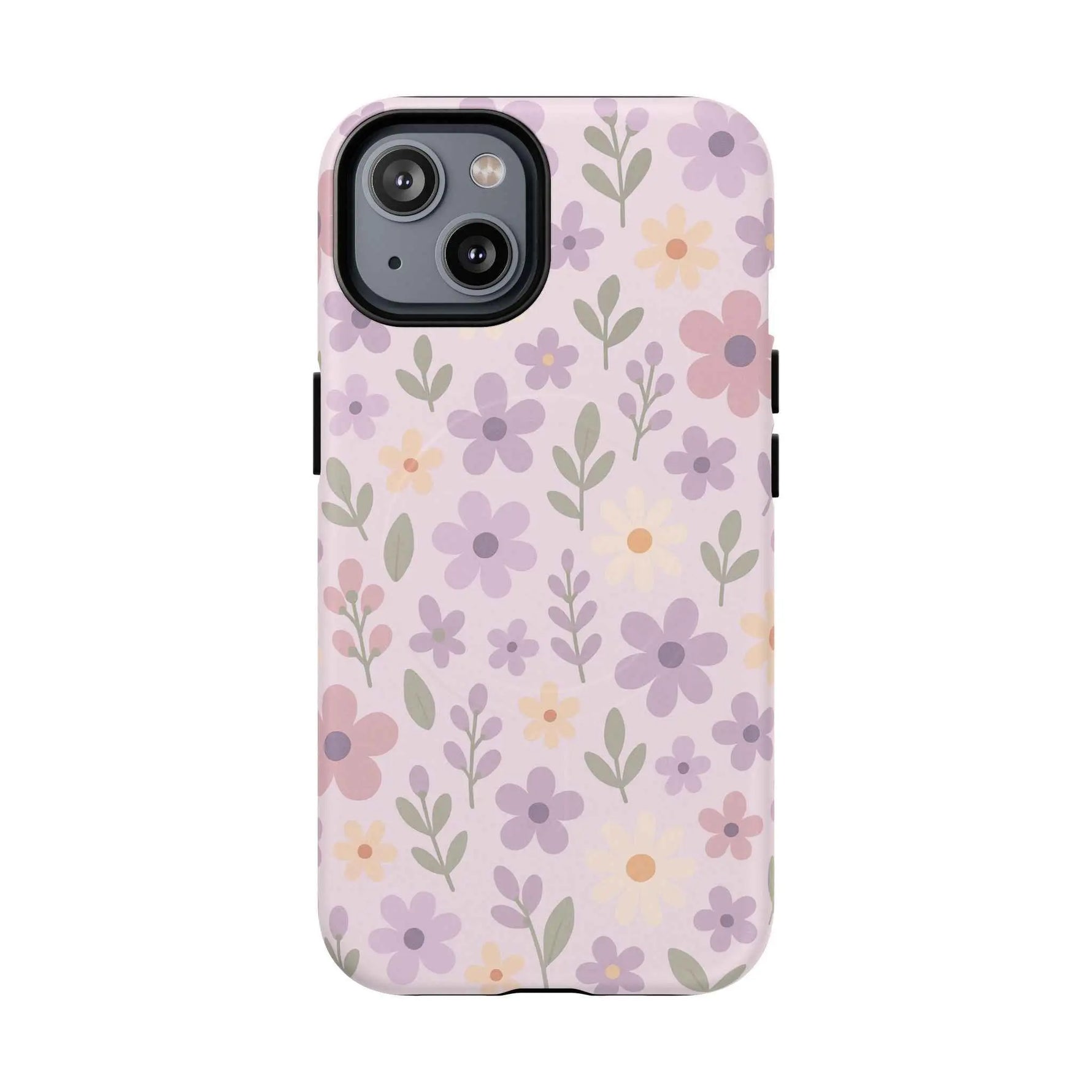 Floral Pattern | Compatible with MagSafe iPhone Case