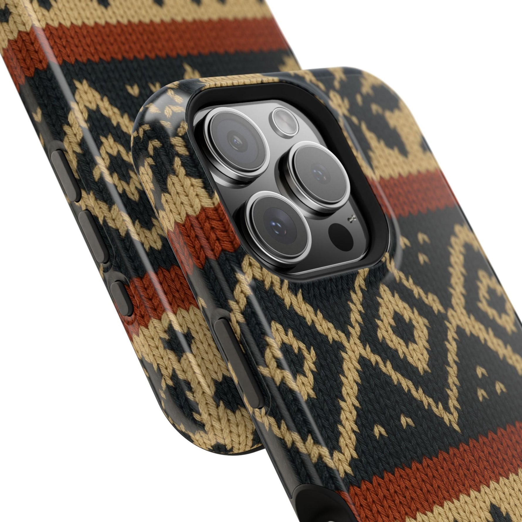 Nordic Knit Pattern MagSafe Impact-Resistant iPhone Case  Shamo's