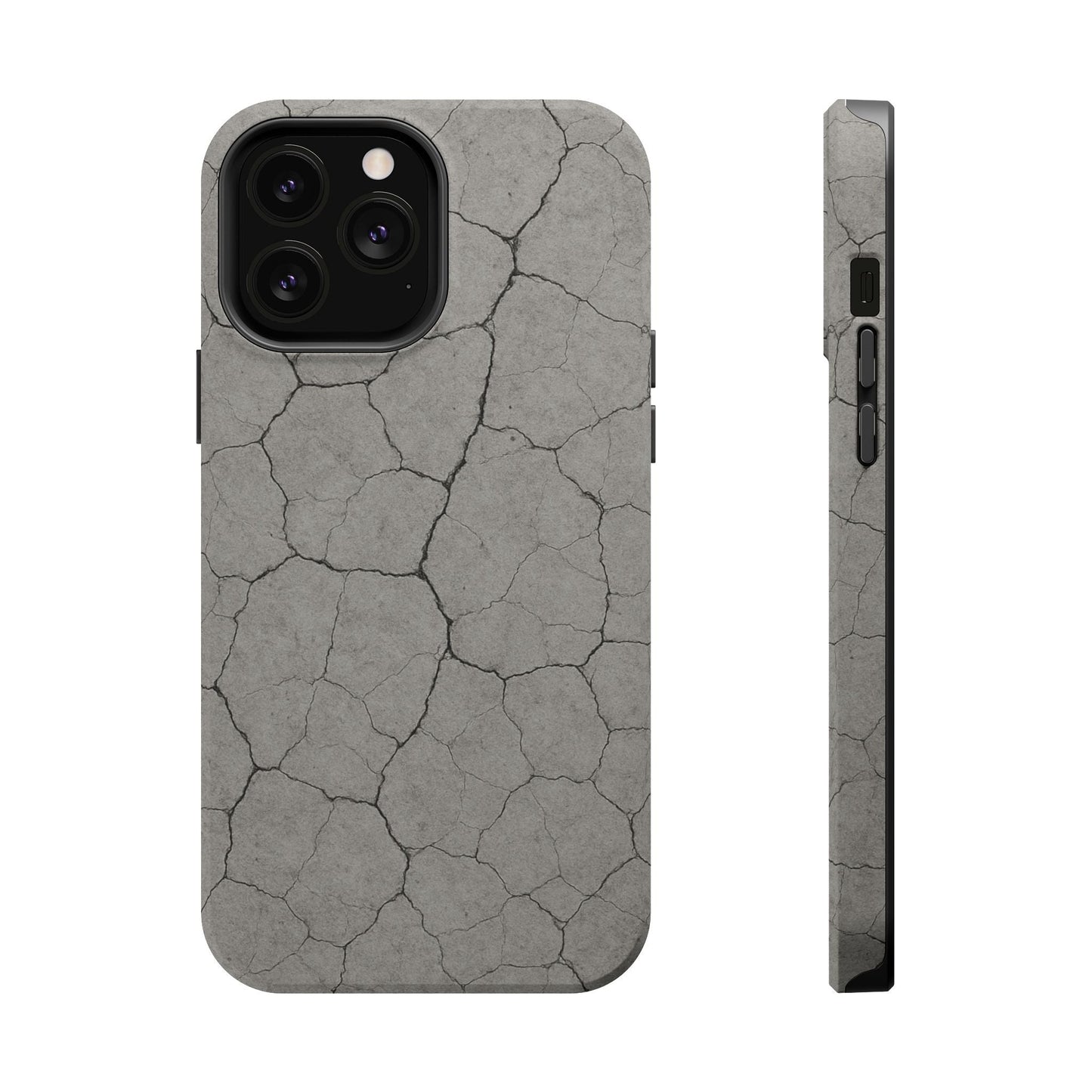 Cracked Concrete Texture iPhone Case with MagSafe compatibility  Shamo's iPhone 13 Pro Max / Matte