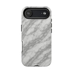 Silver Mist Marble iPhone Case with MagSafe - iPhone 17 Air / Matte - Shamo's