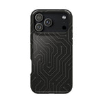 Black Circuit Board Design iPhone Case | MagSafe  Shamo's iPhone 17 Pro Max / Glossy