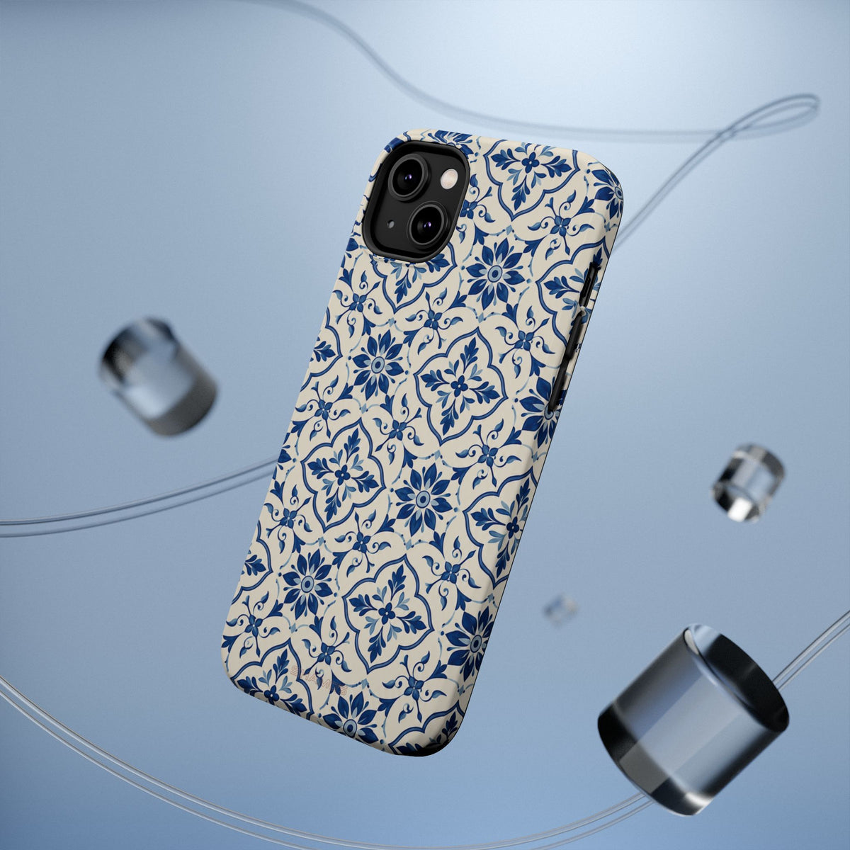 Lisbon Tile – Blue Ornamental MagSafe Phone Case