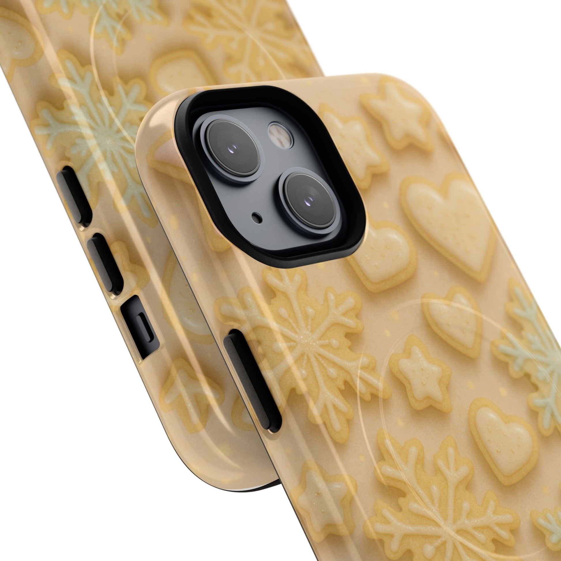 Heart & Snowflake Holiday iPhone Case — compatible with MagSafe - Shamo's