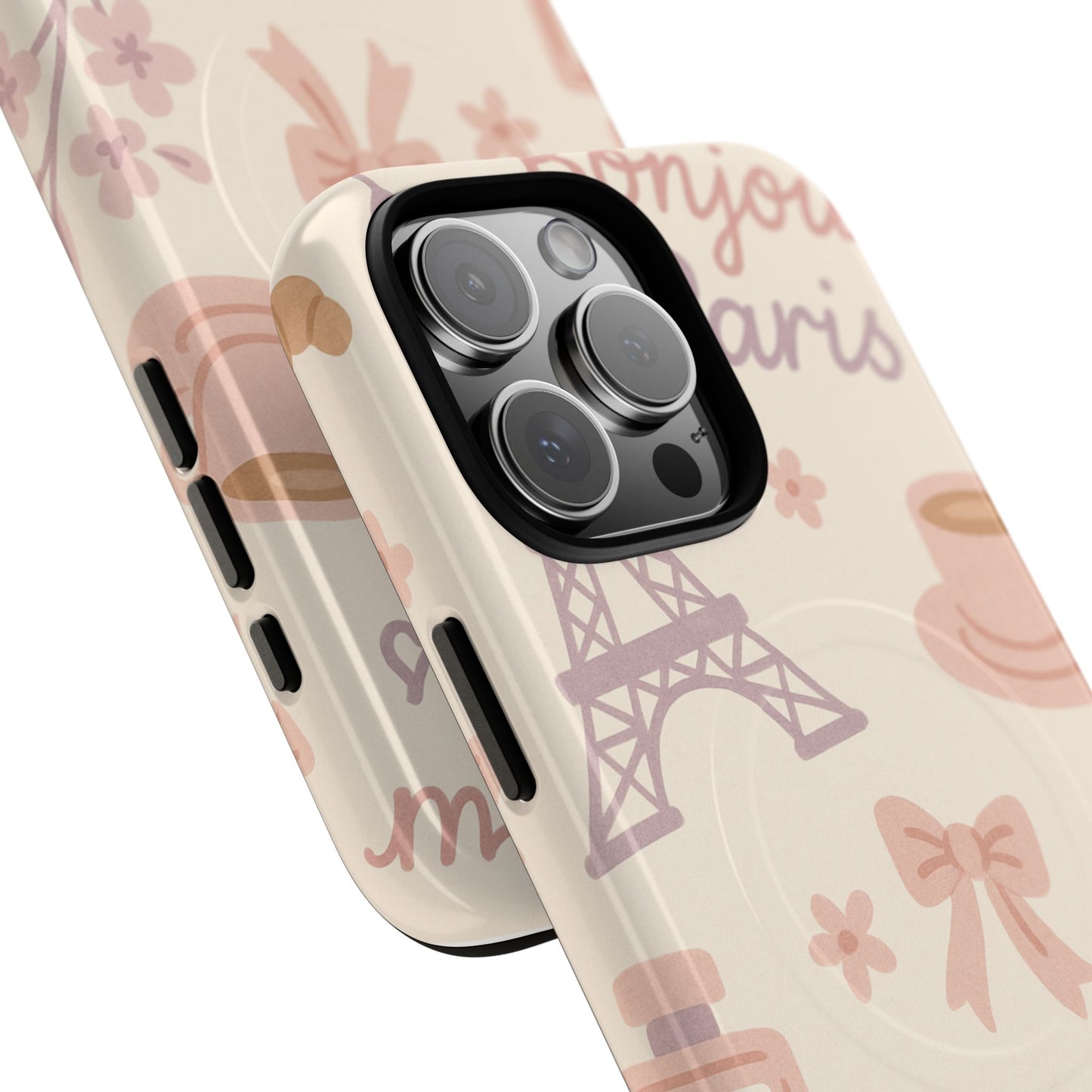 Chic Parisian iPhone Case - with Eiffel Tower Design | MagSafe