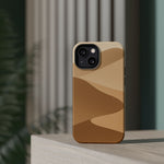 Neutral Desert Wave Design iPhone Case | MagSafe  Shamo's
