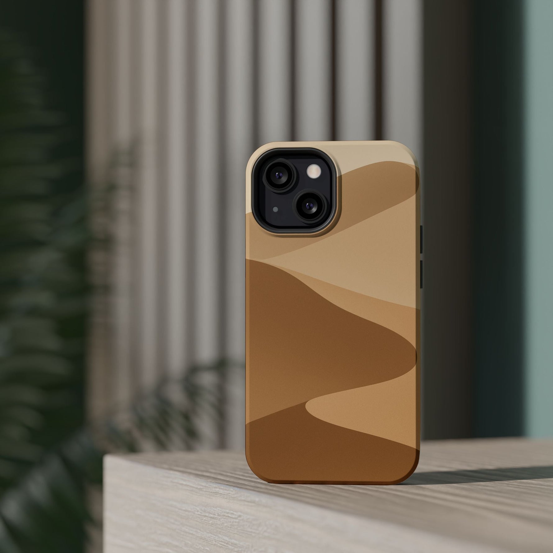 Neutral Desert Wave Design iPhone Case | MagSafe  Shamo's