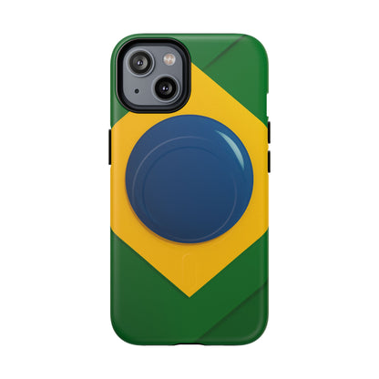 Brazil Flag iPhone Case | MagSafe