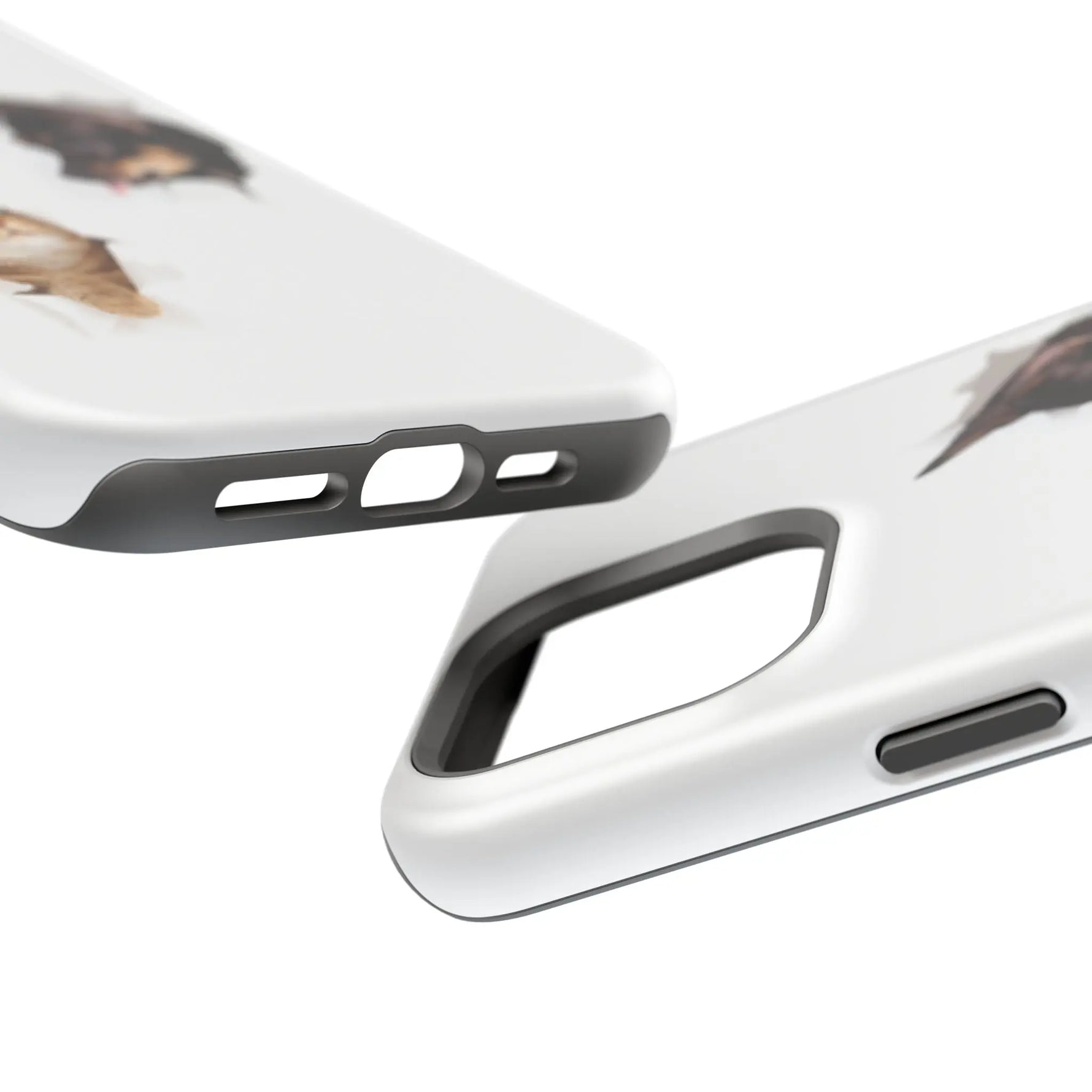 Impact-Resistant Cases with a cat and a dog - Shamo's