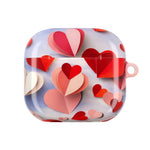 AirPod Case | 3D Paper Hearts Valentine Protective AirPods Case