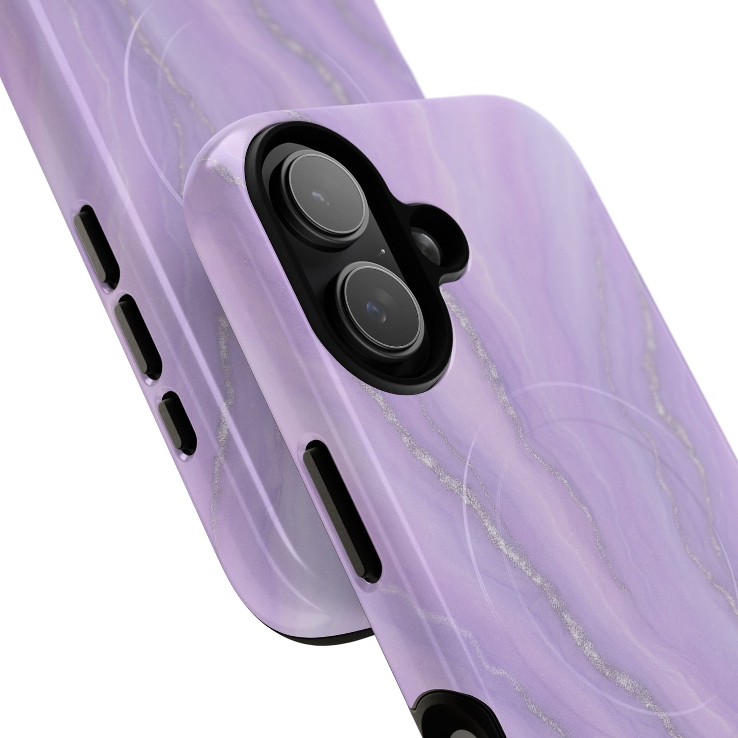 Lavender Marble iPhone Case with MagSafe