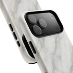 Classic White Marble iPhone Case with MagSafe  Shamo's
