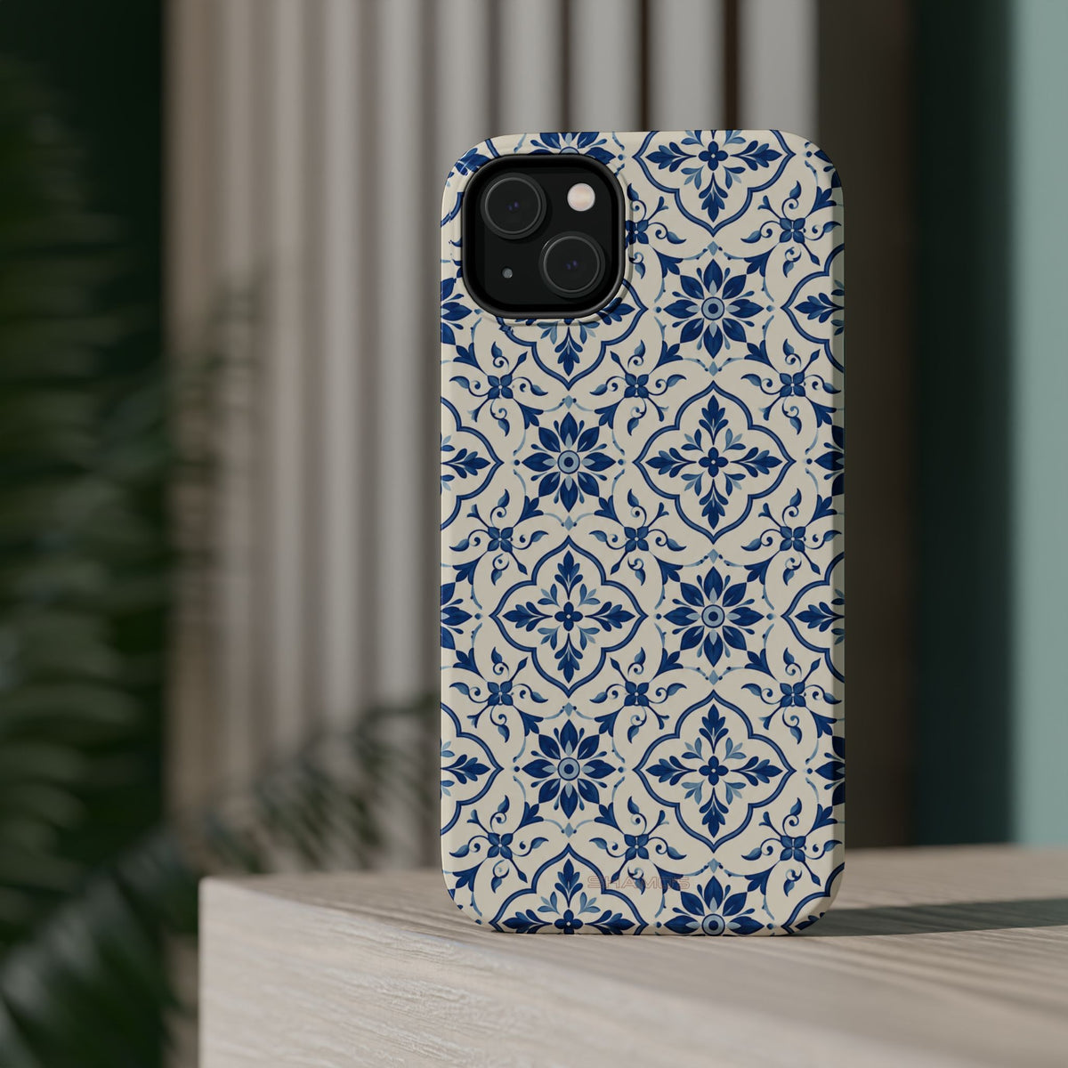 Lisbon Tile – Blue Ornamental MagSafe Phone Case