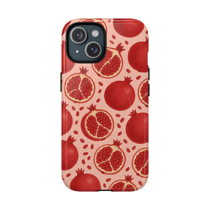 Pomegranate Fruit Tough iPhone Case | MagSafe Compatible