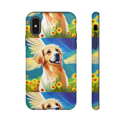 Tough Cases Golden Retriever with Wings Phone case