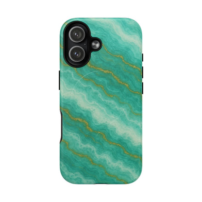 Ocean Marble Flow iPhone Case with MagSafe - Shamo's