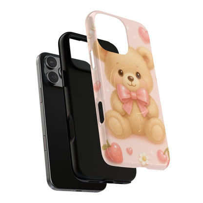 Ribbon Teddy Bear Love iPhone Case with MagSafe