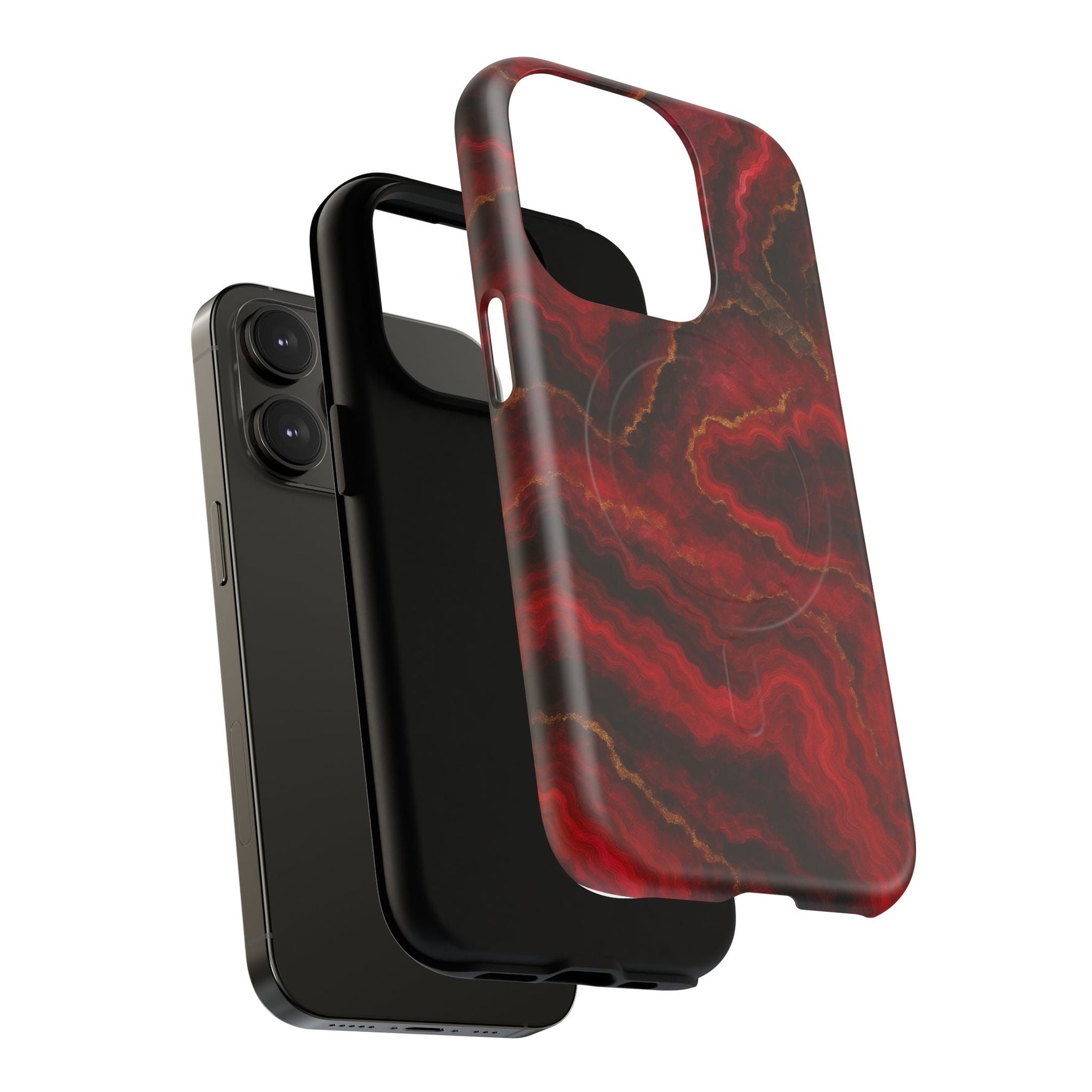 Red Marble iPhone Case with MagSafe  Shamo's