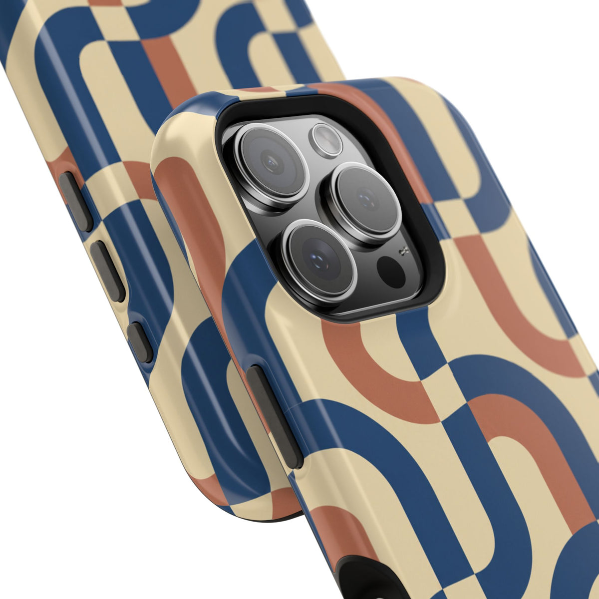 Mod Ribbon – Retro Geometric MagSafe Phone Case