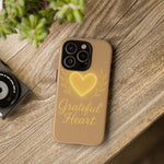 Grateful Heart iPhone Case — Warm Neon Heart  Shamo's