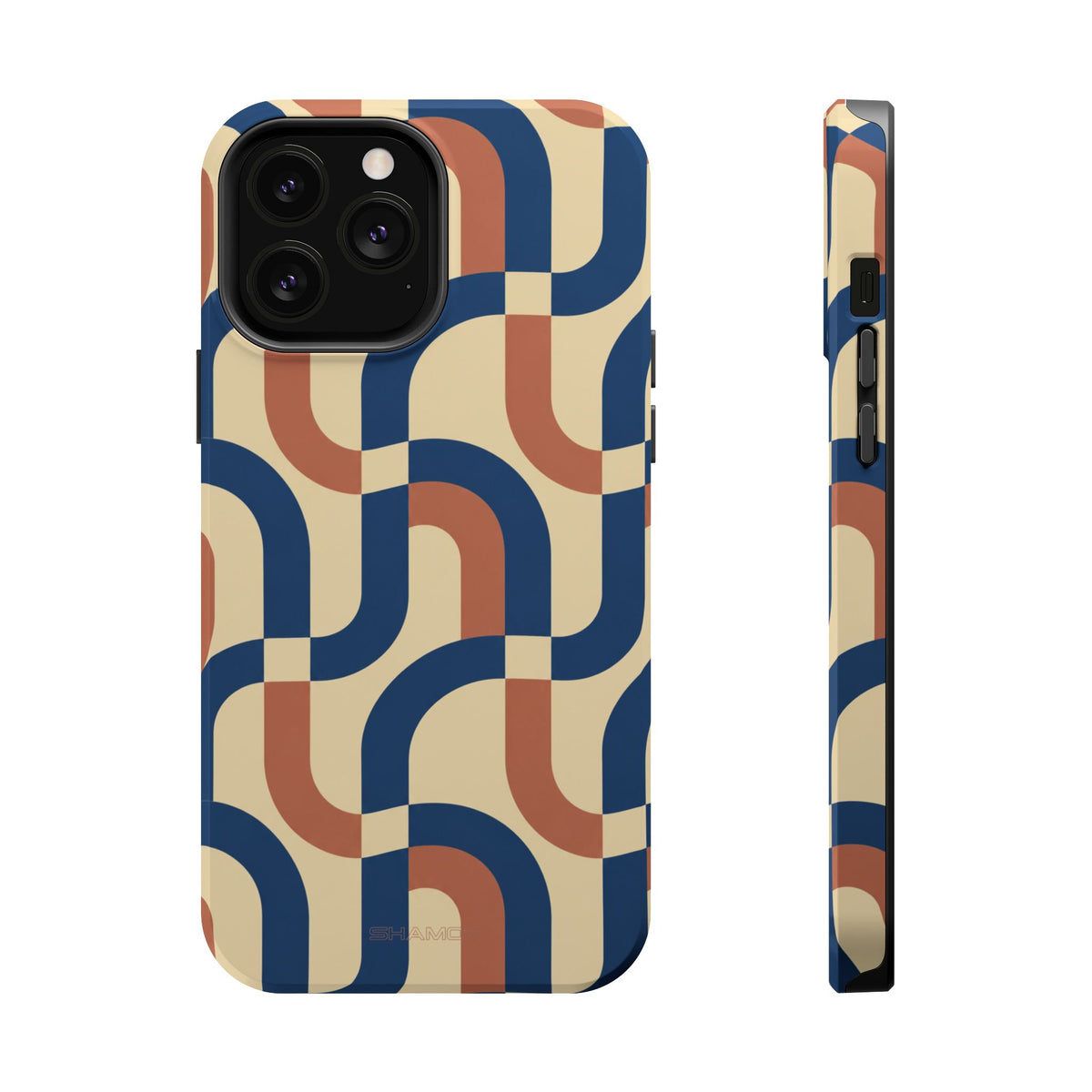 Mod Ribbon – Retro Geometric MagSafe Phone Case