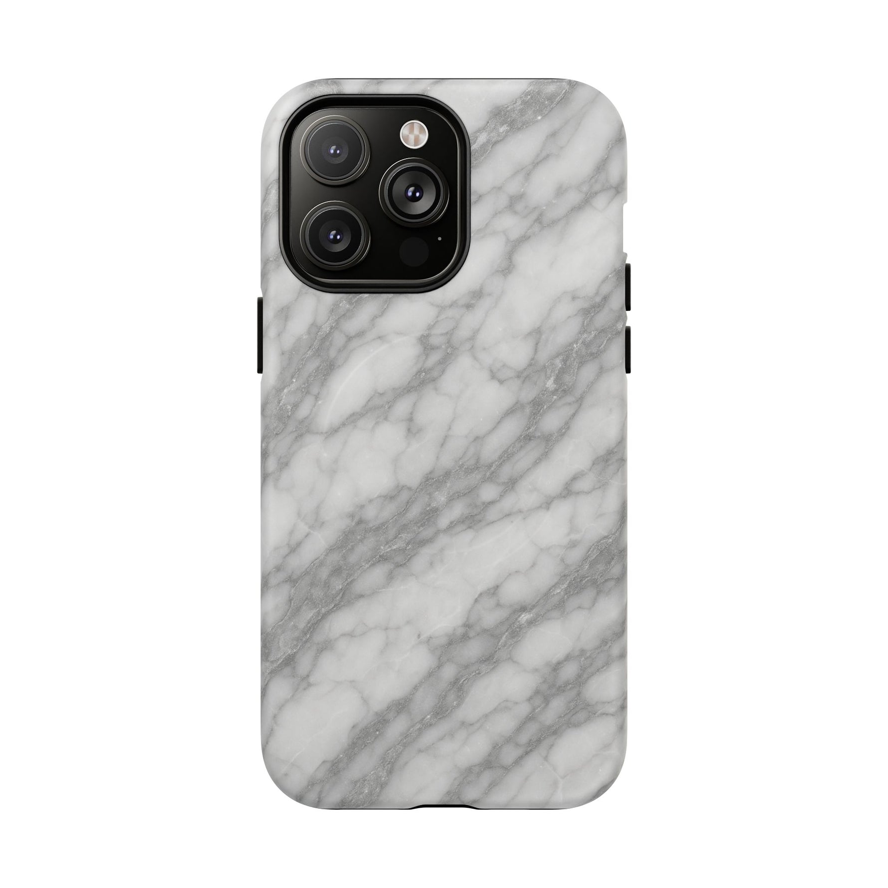 Silver Mist Marble iPhone Case with MagSafe - Shamo's