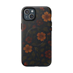Floral Night Velvet iPhone Case - Works with MagSafe - Shamo's