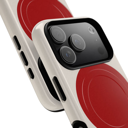 Japan Flag iPhone Case - Tough Works with MagSafe