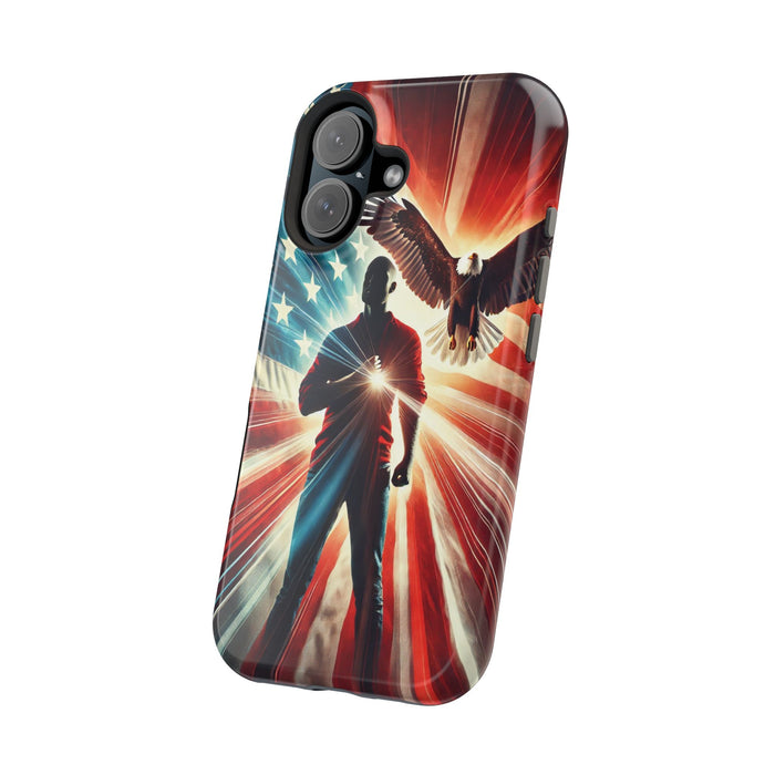 Magnetic Tough Phone Case with MagSafe Compatibility - Proud American Design Edition