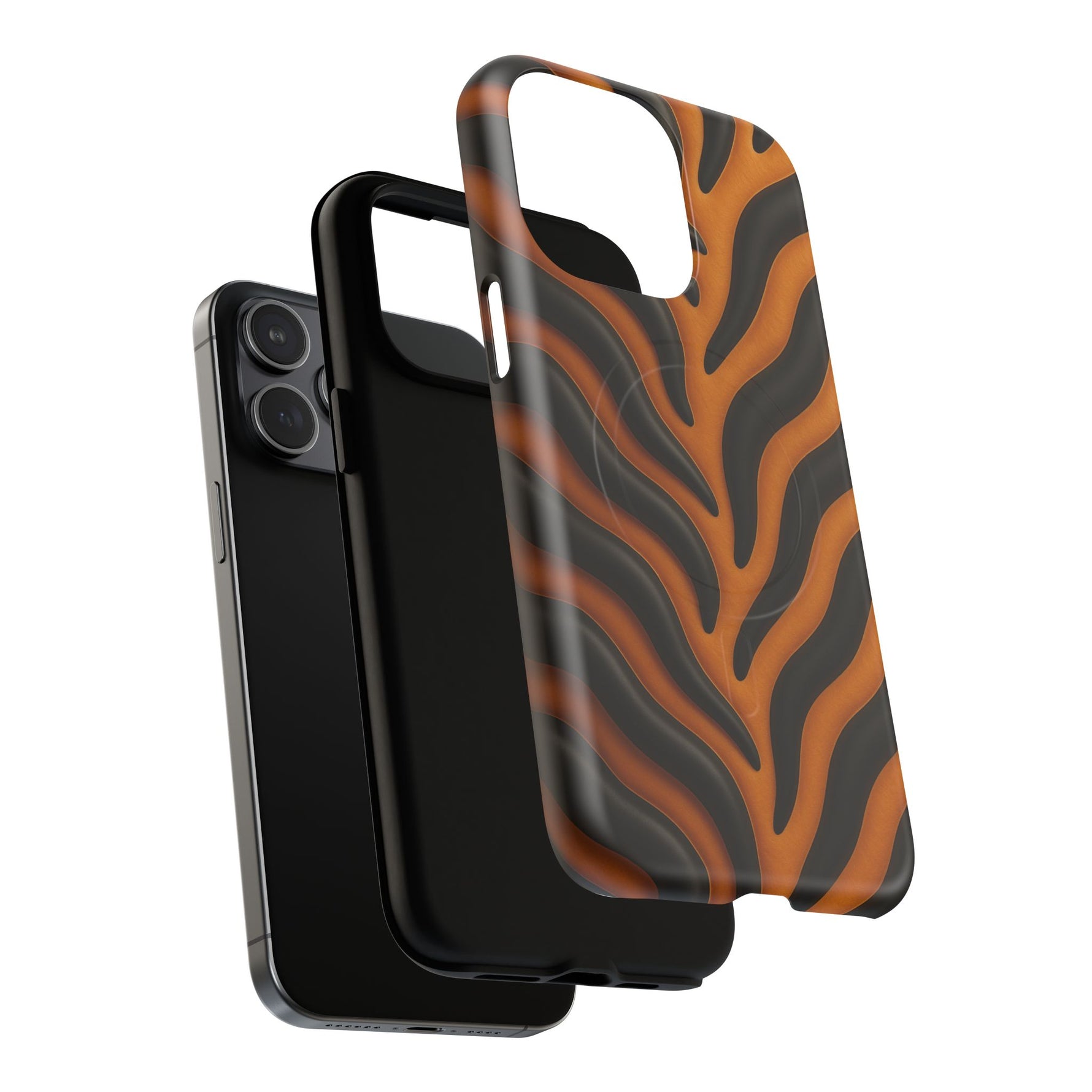 Fierce Tiger Striped iPhone Case - Works with MagSafe - Shamo's