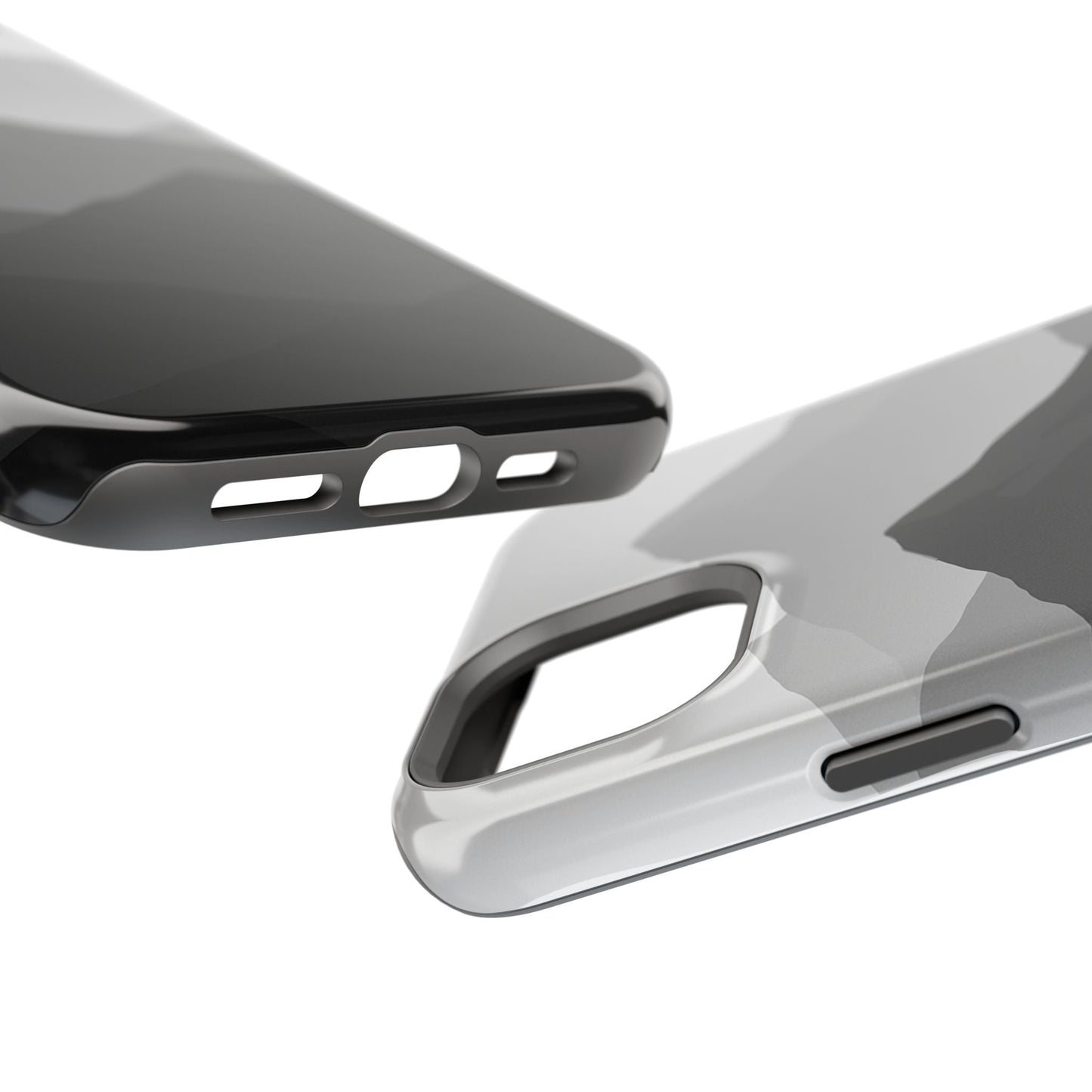 Monochrome Mountain Design iPhone Case | MagSafe  Shamo's