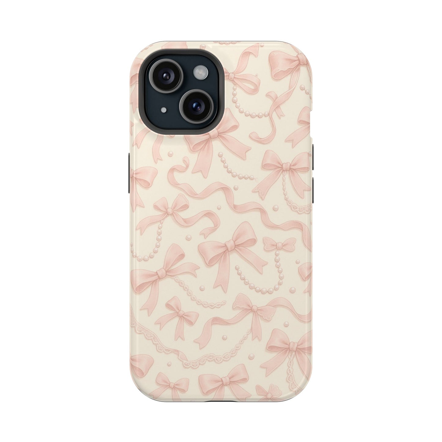 Coquette Bows Pattern iPhone Case | MagSafe