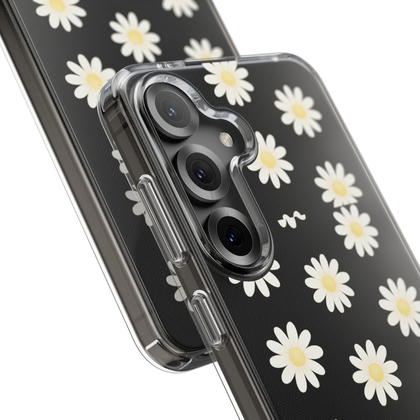 Daisy Floral Clear iPhone Case