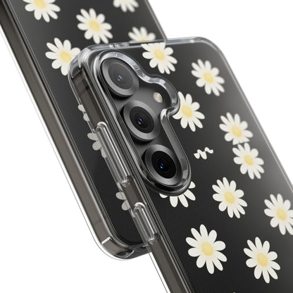 Daisy Floral Clear iPhone Case