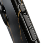 Black & Gold Marble iPhone Case with MagSafe - iPhone 17 / Glossy - Shamo's